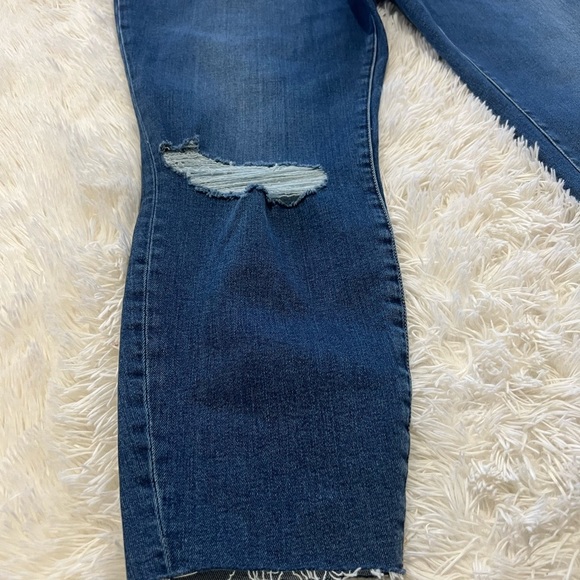 Good American Dark Blue Ankle Jeans as - Picture 4 of 9